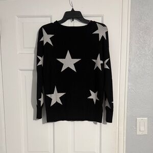 Amazon Black and Gray Star Sweater